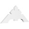 Ekena Millwork Vanguard Architectural Grade PVC Gable Bracket, 48"W x 20"H x 2"D x 6"F, 10/12 Pitch GBP048X20X0206VAN00 - alternate 1